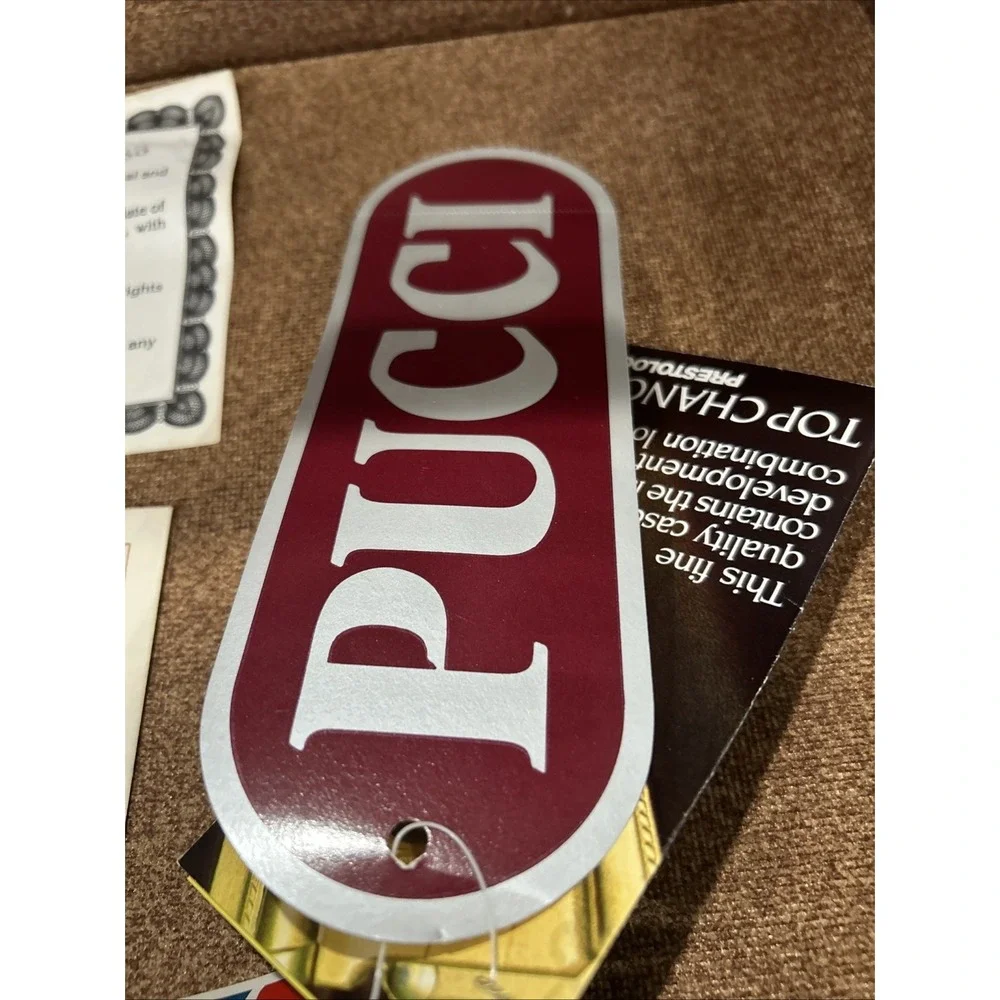 Pucci Italian Leather Briefcase 